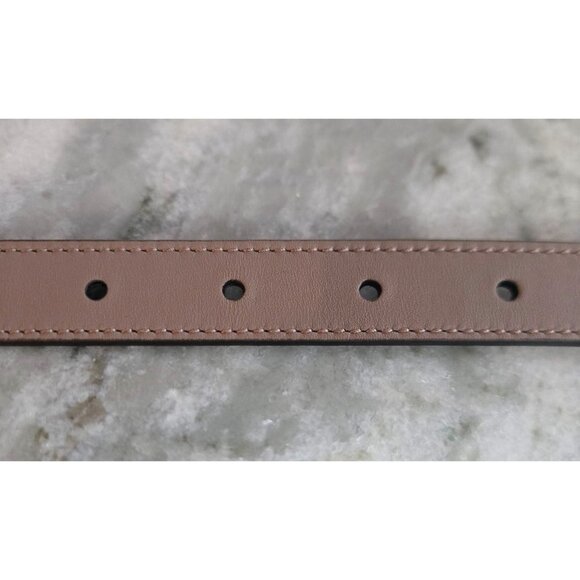 Gucci Calfskin Pearl Double G 20mm Belt Light Pink Size 105-42 - Picture 5 of 6